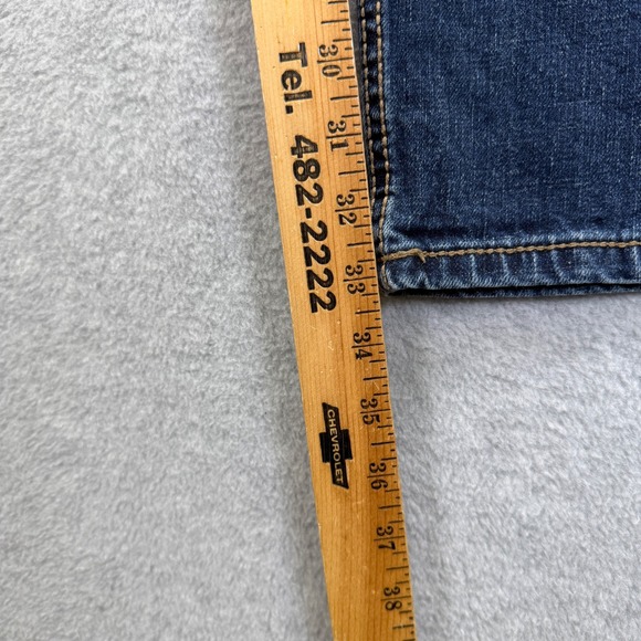 Wrangler Retro Jeans Mens 40x34 Blue Slim Straight Western Denim Cowboy Rodeo - Picture 3 of 7